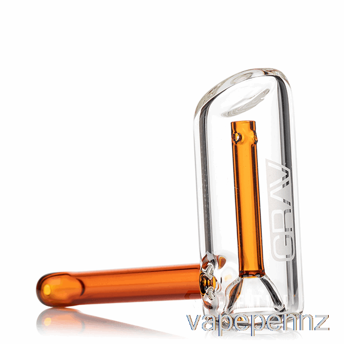 GRAV Mini Hammer Bubbler Amber Accent VAPE NZ